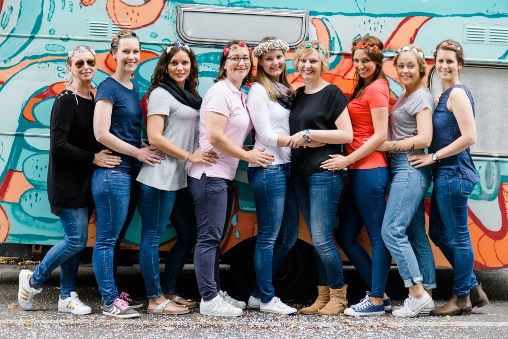 JGA-Fotoshooting auf der Liebesinsel im Stadtpark Hamburg